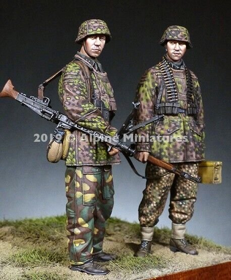 Alpine Miniatures 1/35 - 35268 MG Team 12 SS HJ Set