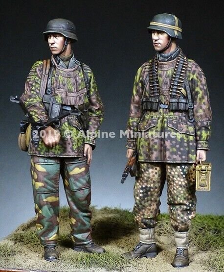 Alpine Miniatures 1/35 - 35268 MG Team 12 SS HJ Set - Image 2