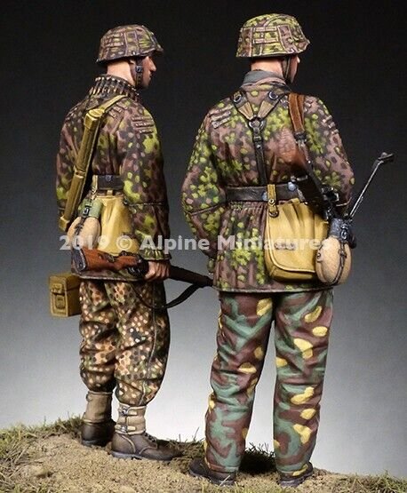 Alpine Miniatures 1/35 - 35268 MG Team 12 SS HJ Set - Image 3