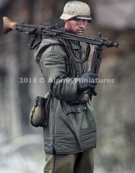 Alpine Miniatures 35256 1/35 WSS MG Gunner at Kharkov