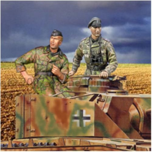Alpine Miniatures 35032 1/35 Waffen SS Panzer Crew Set (2 figures) - Image 4