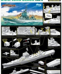 Alternative view of Dragon 7091 1/700 U.S.S. Long Beach CGN-9
