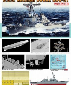 Alternative view of Dragon 1023 1/350 U.S.S. Arleigh Burke DDG-51