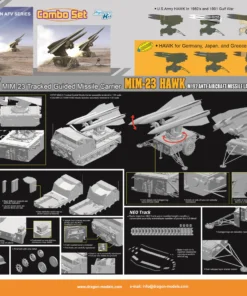 Alternative view of Dragon 3588 1/35 M727 MIM-23 missile carrier &M727 MIM-23 Tracked Guided Missile