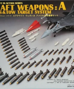 Hasegawa 36001 1/48 Aircraft Weapons: A U.S Bombs & Tow Target System