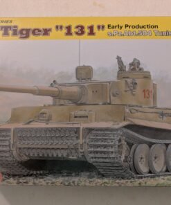 Dragon 6820 1/35 Tiger I "131" Early s.Pz.Abt.504 Tunisia (FADED BOX ART, DS Tracks)