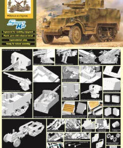 Dragon 6467 1/35 Dragon M3 75mm Gun Motor Carriage [Bonus Version]