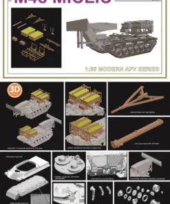 DRAGON/Cyber Hobby 3625  1/35 M48 MICLIC Armored Mine-Clearing Vehicle