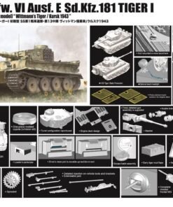Alternative view of MONO X Dragon MD006 1/35 Tiger I Early Production "Wittmann's Tiger Kursk 1943"