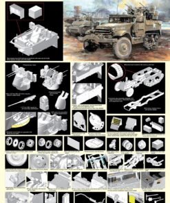 Alternative view of DRAGON 6381 1/35 M16 Multiple Gun Motor Carriage