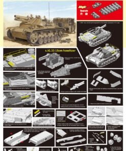 Alternative view of Dragon 6904 1/35 Dragon DAK 15cm s.IG.33 auf Fgst.Pz.III w/magic track