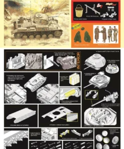 Alternative view of Dragon 6432 1/35 Pz.Kpfw.II Ausf.C w/Interior (2025 Ver w/figures)