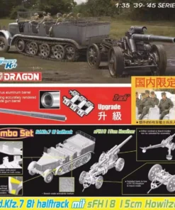 Alternative view of Dragon 6918 1/35 Sd.Kfz.7 8t mit s.FH.18 15cm Howitzer (Combo ) [Bonus Version]