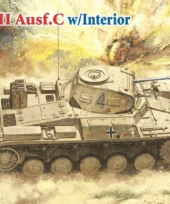 Dragon 6432 1/35 Pz.Kpfw.II Ausf.C w/Interior (2025 Ver w/figures)
