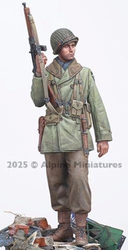 Alpine Miniatures 16047 1 /16 US 2nd ID "Indian Head Division" - Image 2