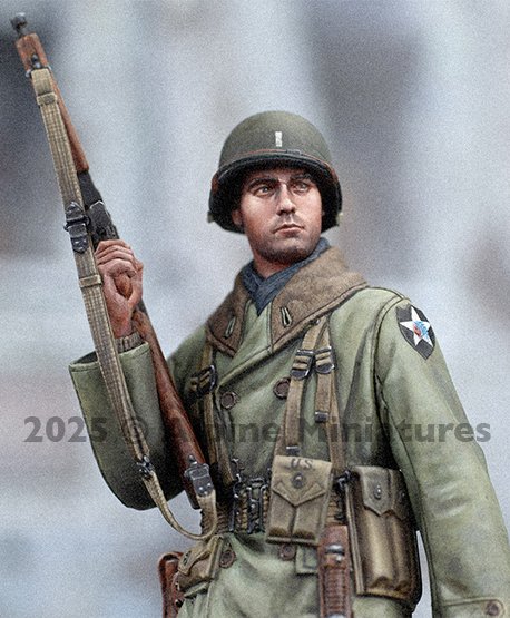 Alpine Miniatures 16047 1 /16 US 2nd ID "Indian Head Division" - Image 3