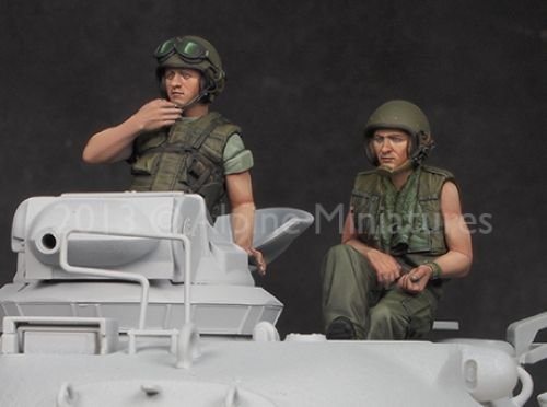 Share Alpine Miniatures 35162 1/35 US Tanker Vietnam War Set (2 Figures)