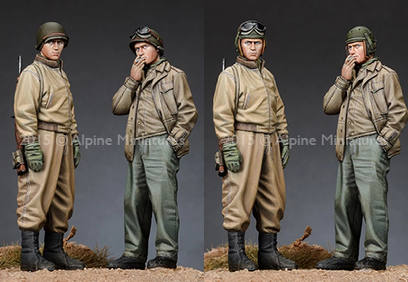 ALPINE MINIATURES 35192 1/35 US Tank Crew Set (2 figures) - Image 3