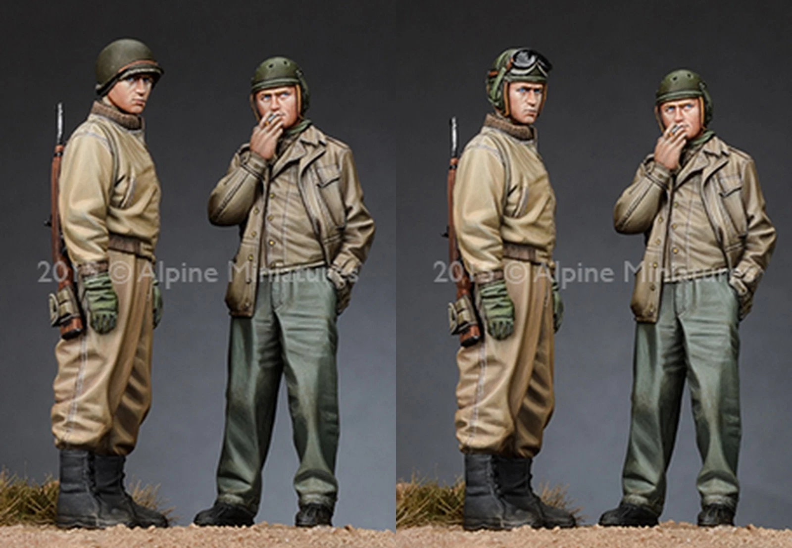 ALPINE MINIATURES 35192 1/35 US Tank Crew Set (2 figures) - Image 4