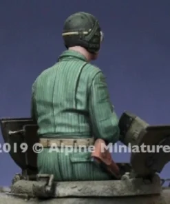 Alternative view of Alpine Miniatures 1/35  35270 US Tank Commander Summer