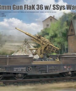 Border BT044 1/35 German 88mm Gun FlaK 36 w/ SSys Wagon
