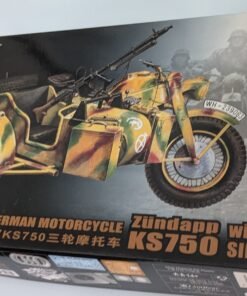 Alternative view of Great Wall Hobby 1/35 L3508 BMW R75 with Sidecar (BOX DAMAGE)