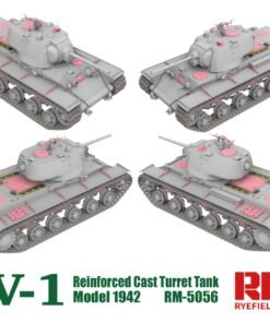 Alternative view of Rye Field 5056 1/35 KV-1 Reinforced Cast Turret mod.1942 w/workable track links