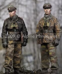 Alpine Miniatures 35077 1/35 LAH Officers in the Ardennes Set (2 figures)