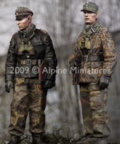 Alpine Miniatures 35077 1/35 LAH Officers in the Ardennes Set (2 figures) - Image 2
