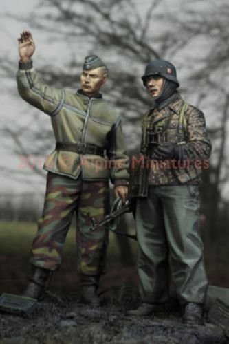 Alpine Miniatures 35098 -1/35 LAH in the Ardennes Set #2 (2 Figures)