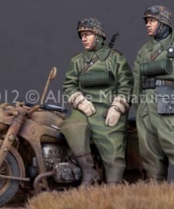 Alternative view of Alpine Miniatures 35144 1/35 German Motorcyclist Set (2 Figures)