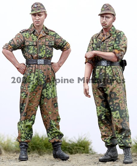 ALPINE MINIATURES 35338 1/35 WSS Panzer Crew Set (2 figures) - Image 2