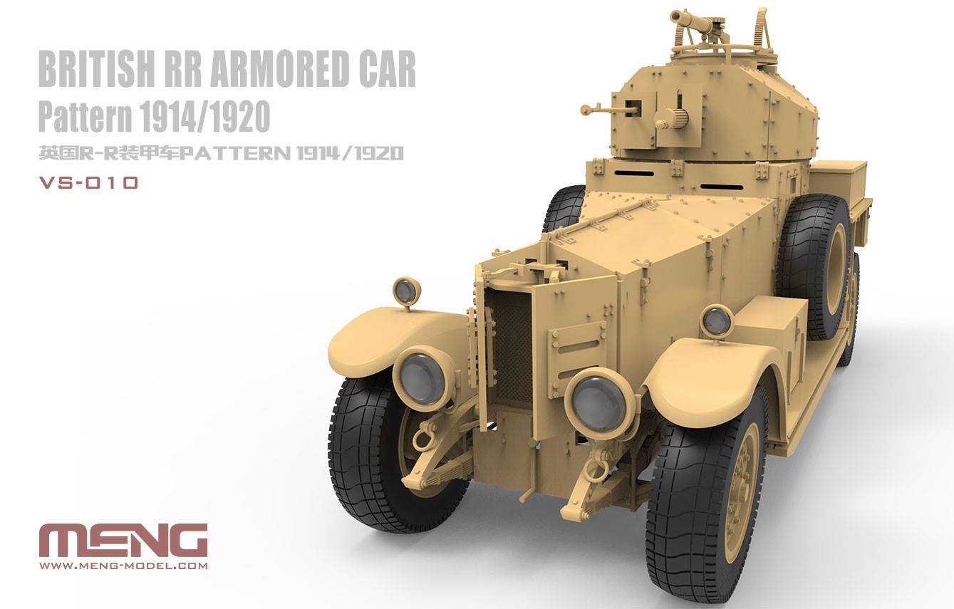 Meng VS-010 - 1/35 British RR Armored Car Pattern 1914/1920 - Image 2