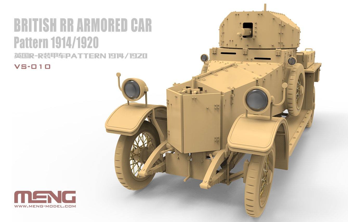 Meng VS-010 - 1/35 British RR Armored Car Pattern 1914/1920 - Image 3