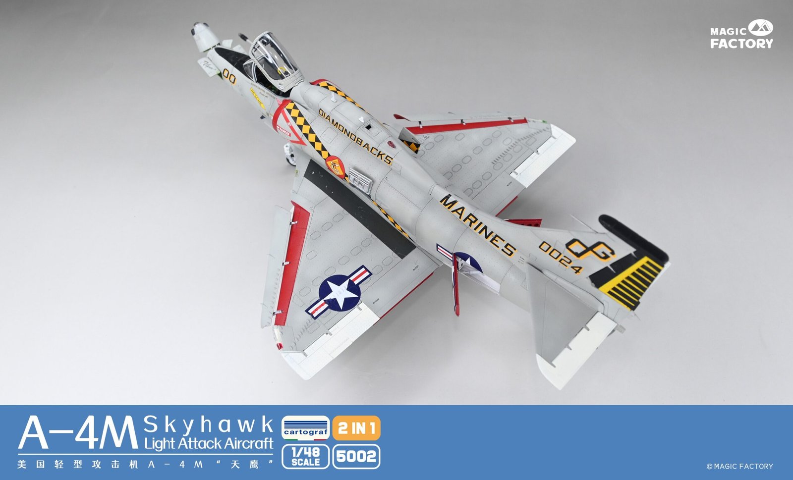 Magic Factory 5002 - 1/48 A-4M Skyhawk Light Attack Aircraft - Image 2
