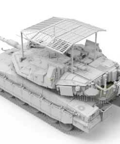 Alternative view of MENG TS-056 1/35 Merkava Mk.4M w/Roof-Mounted Slat Armor