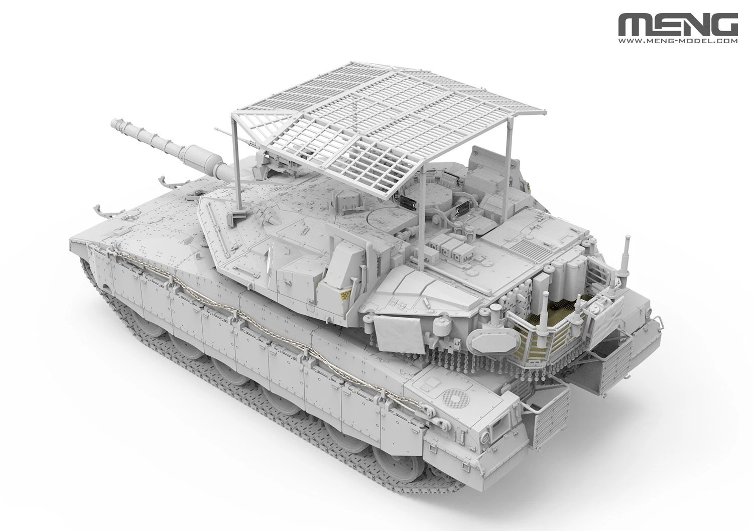 MENG TS-056 1/35 Merkava Mk.4M w/Roof-Mounted Slat Armor - Image 2