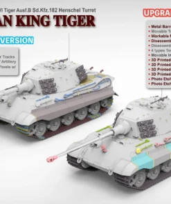 Rye Field 5125 -1/35 King Tiger Sd.Kfz. 182 Henschel Turret Standard Version - Image 6