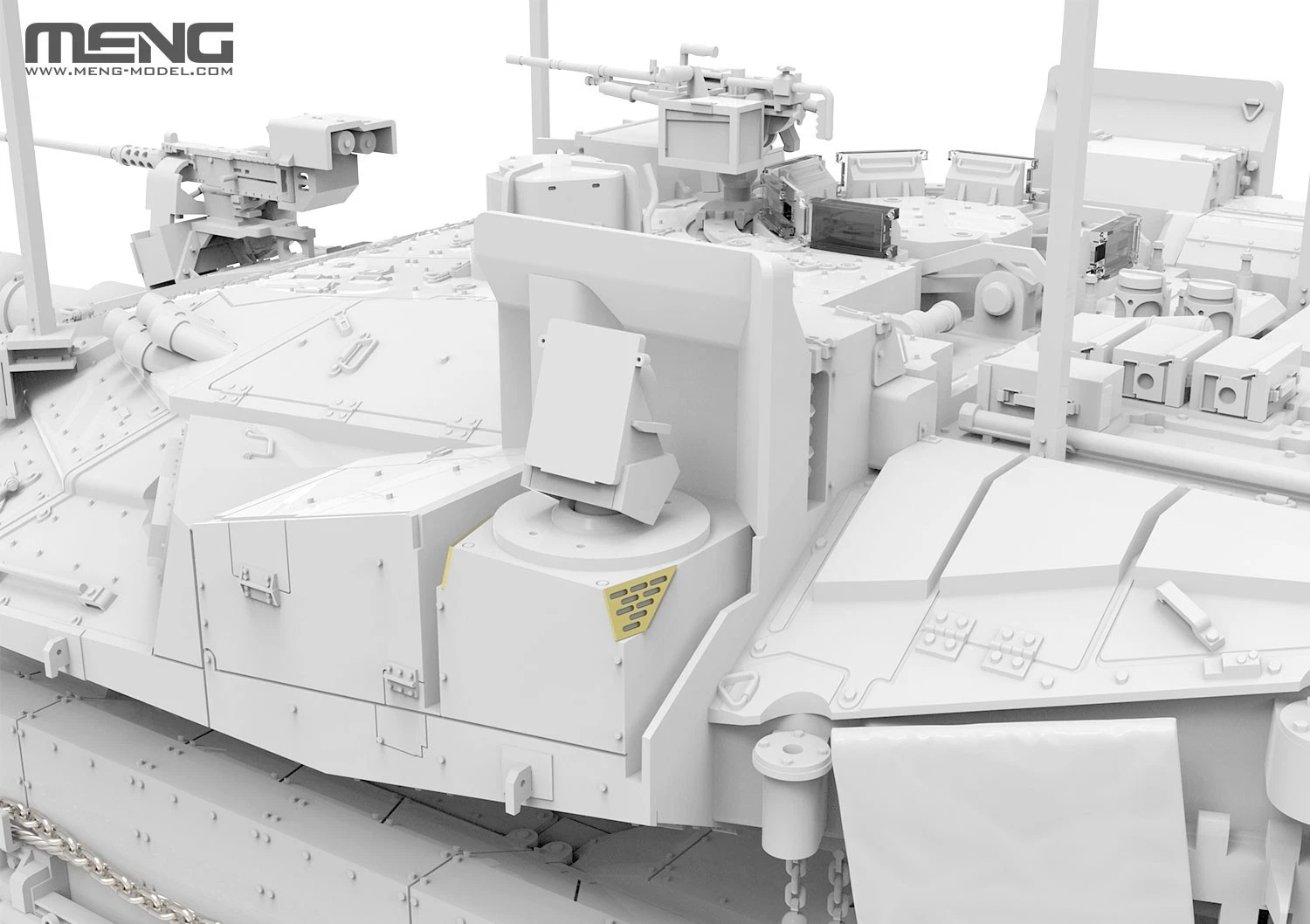 MENG TS-056 1/35 Merkava Mk.4M w/Roof-Mounted Slat Armor - Image 5